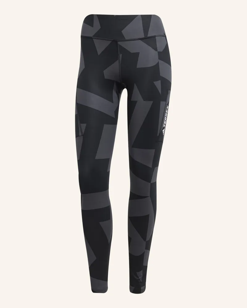 adidas TERREX MULTI PRINTED LEGGINGS Grau