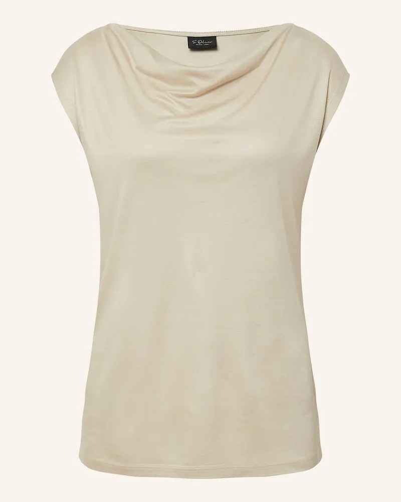 S.Oliver T-Shirt Hellbraun
