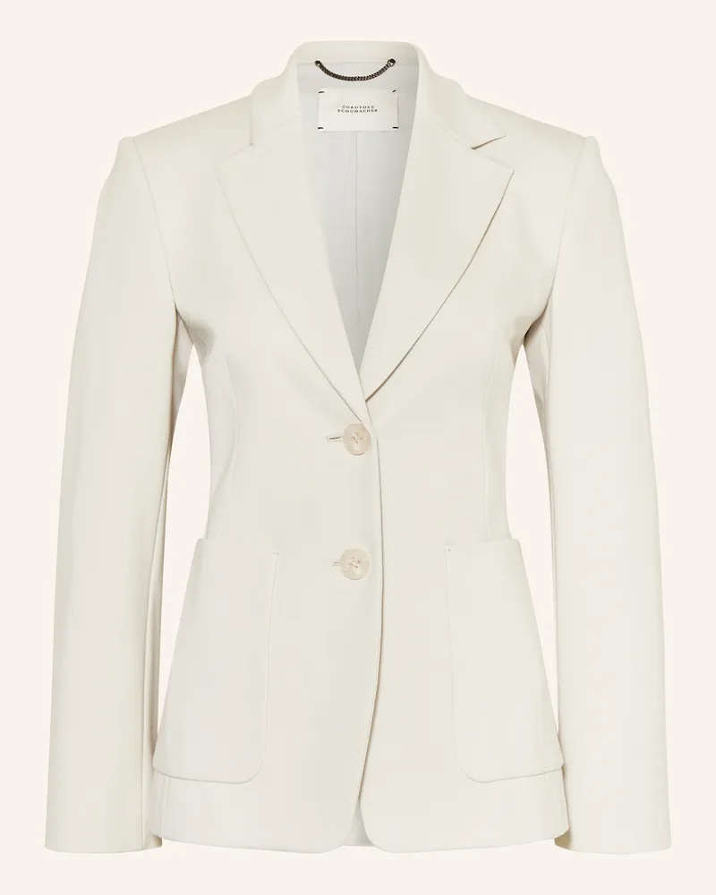 Dorothee Schumacher Jerseyblazer Emotional Essence weiss Creme