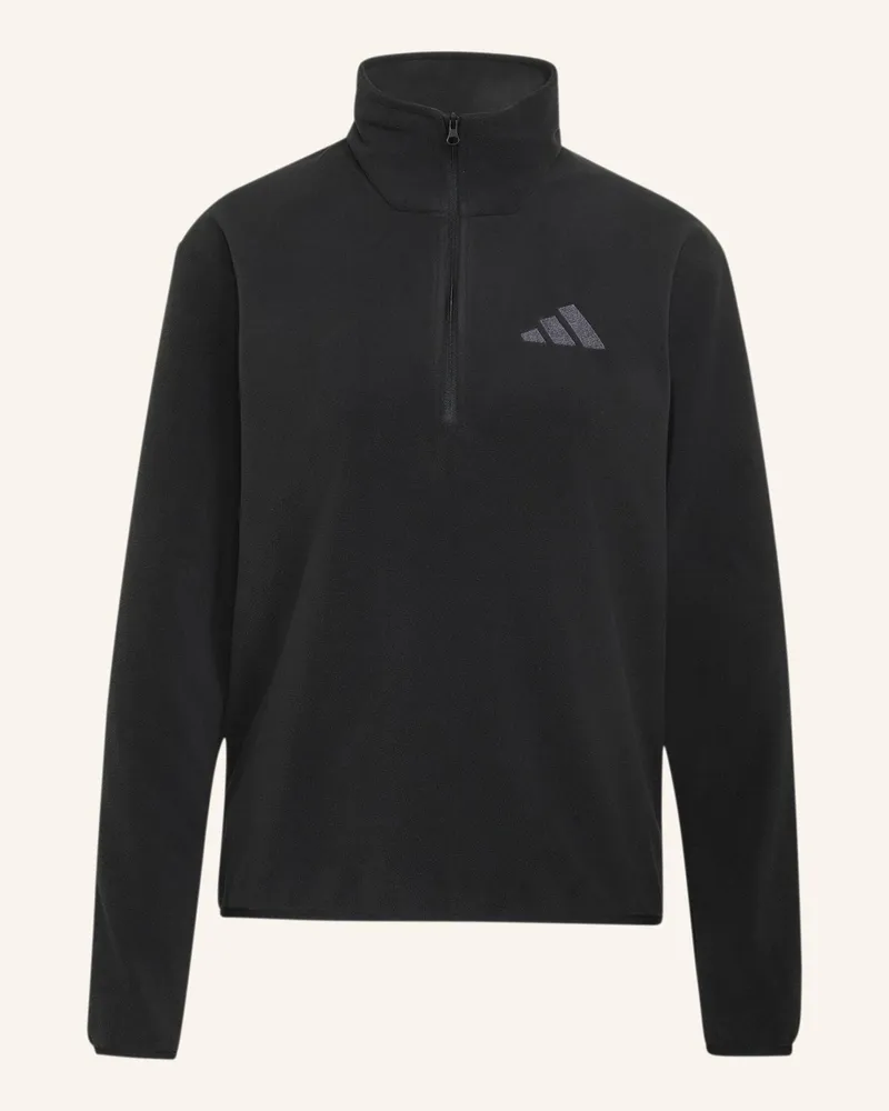 adidas Terrex Multi Essentials Fleecejacke, Reissverschluss Bis Zur Brust schwarz Schwarz