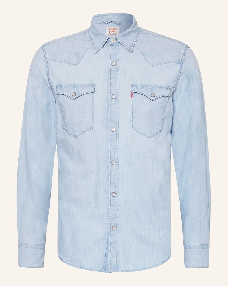 Levi's Hemd BARSTOW Standard Fit in Jeansoptik Hellblau