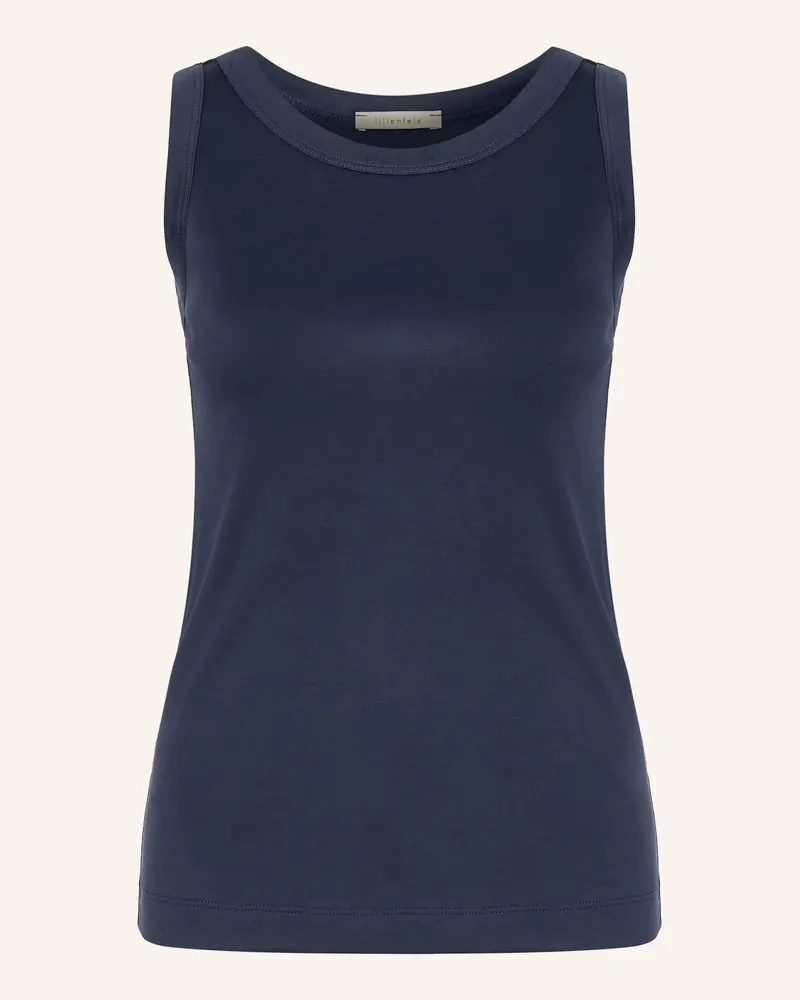 lilienfels Top blau Dunkelblau