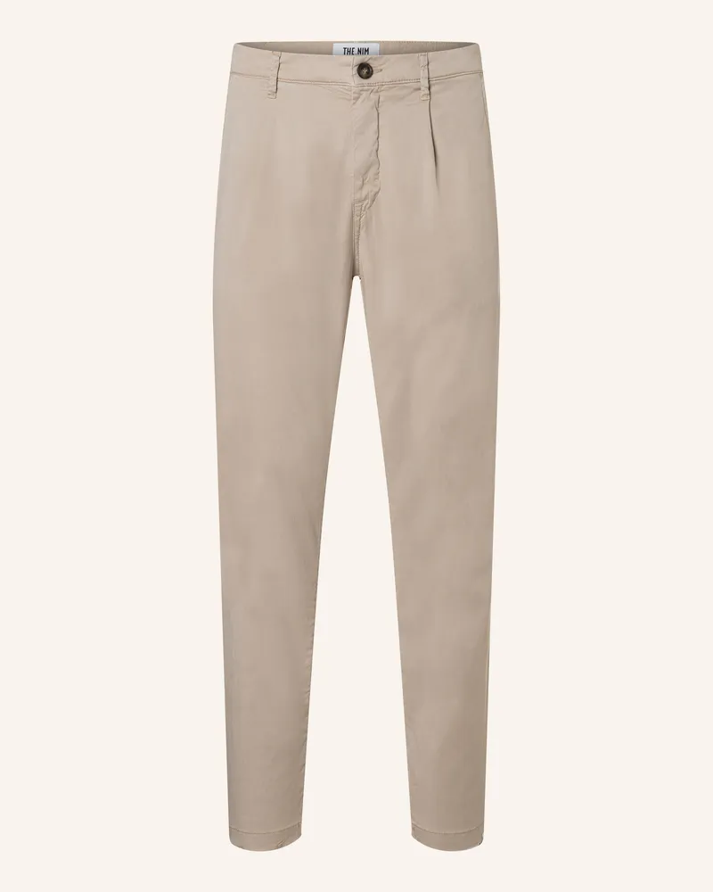 THE.NIM Hose Chino Pince Man beige Hellbraun