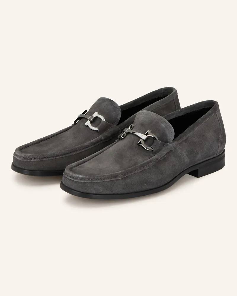 Ferragamo Loafer Dunkelgrau