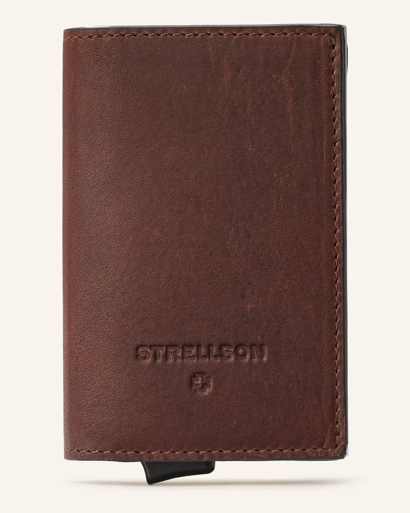 Strellson Kartenetui BRICK LANE C-CONE Braun