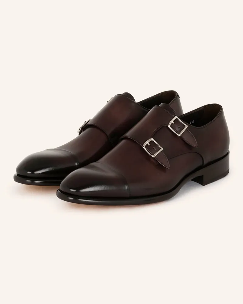 Doucal´s Double-Monks BASQUIAT Dunkelbraun
