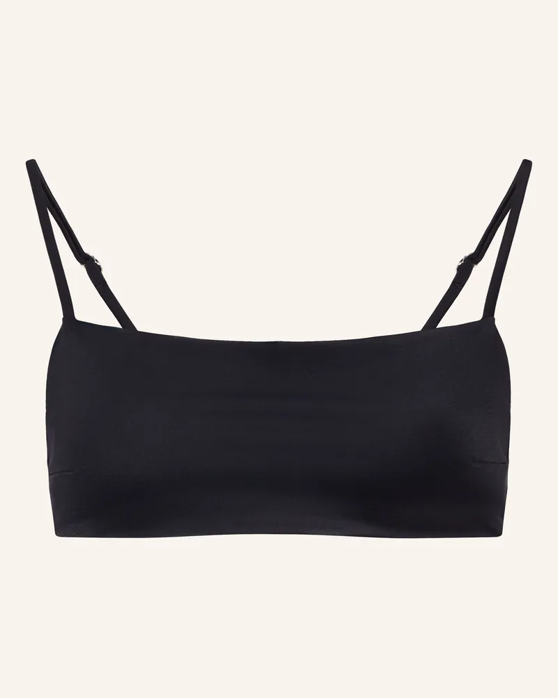 Arket Bustier-Bikini-Top Harmonia schwarz Schwarz