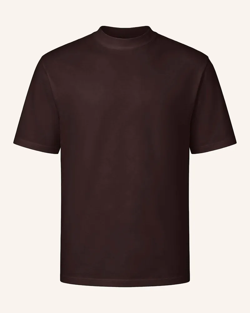 KIEFERMANN Kiefermann Herren T-Shirt Aus Baumwolljersey Mit Stretch Paddys braun Braun
