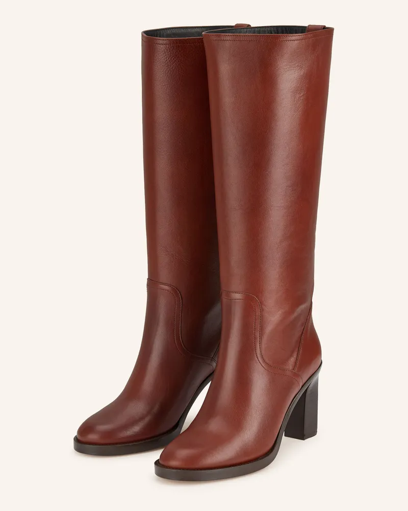 ba&sh Stiefel Celoria braun Cognac