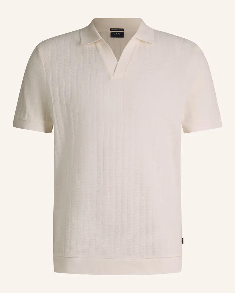 JOOP! Poloshirt Regular Fit weiss Weiss