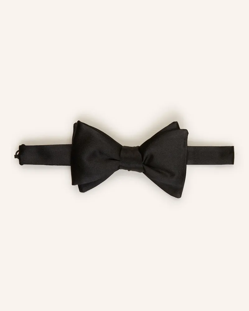 Ermenegildo Zegna Fliege schwarz Schwarz