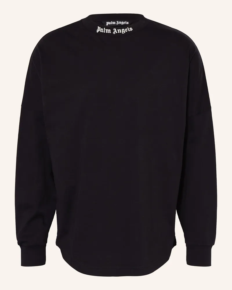 Palm Angels Oversized-Longsleeve schwarz Schwarz