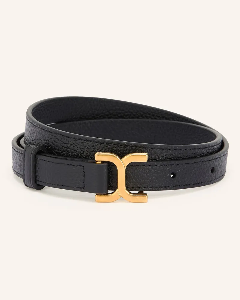 Chloé Ledergürtel Marcie schwarz Black