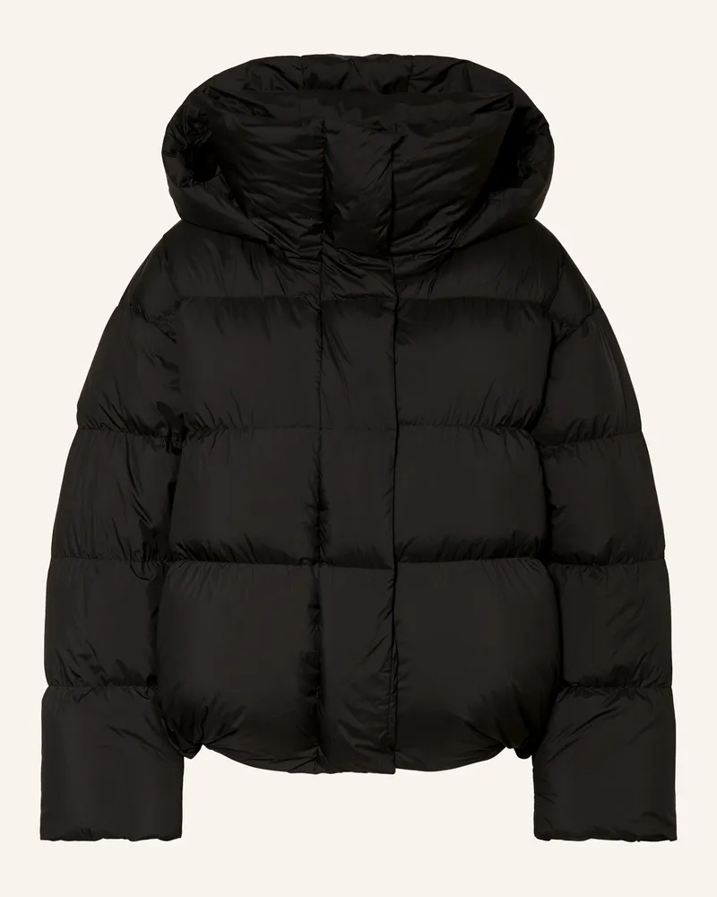 JNBY Daunenjacke mit abnehmbarer Kapuze Schwarz