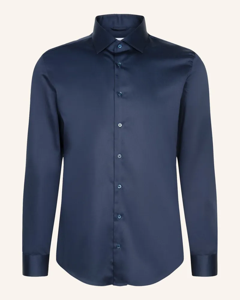 Seidensticker Business Hemd Slim Fit Dunkelblau