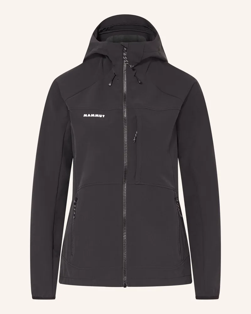 Mammut Softshell-Jacke ULTIMATE COMFORT SO HOODED Schwarz