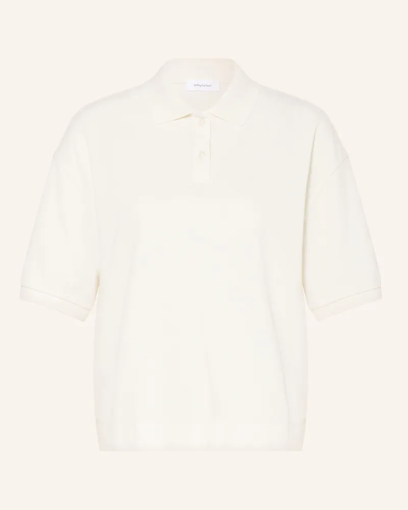 Darling Harbour Piqué-Poloshirt weiss Cream