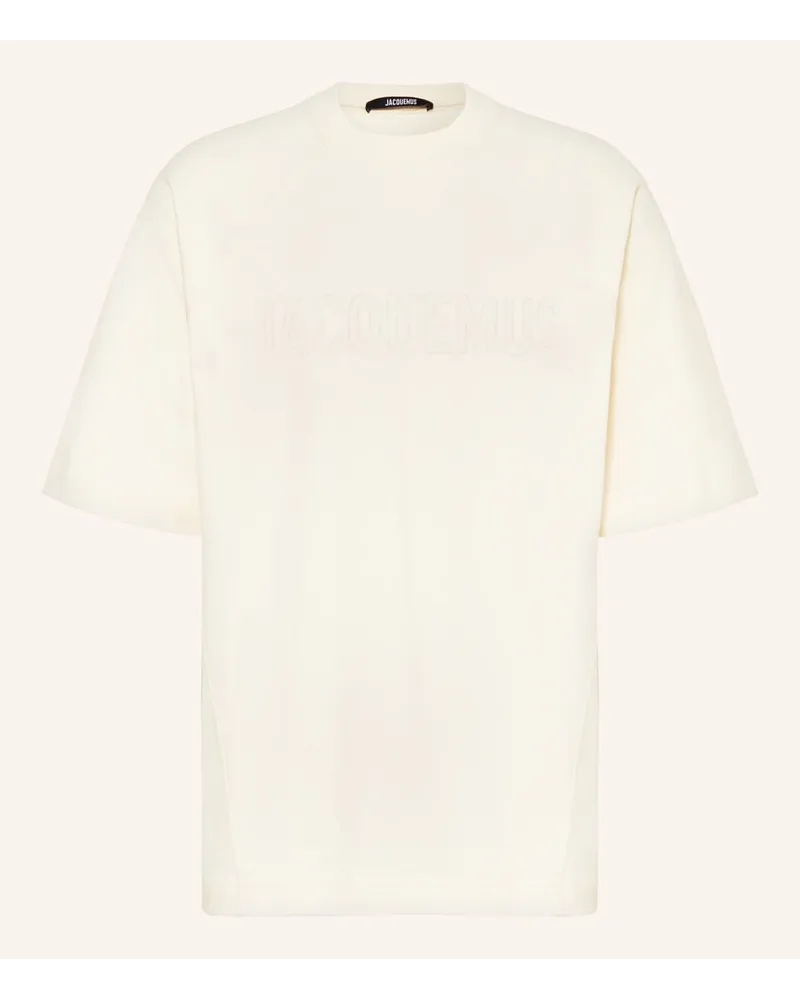 Jacquemus T-Shirt LE TSHIRT TYPO Beige