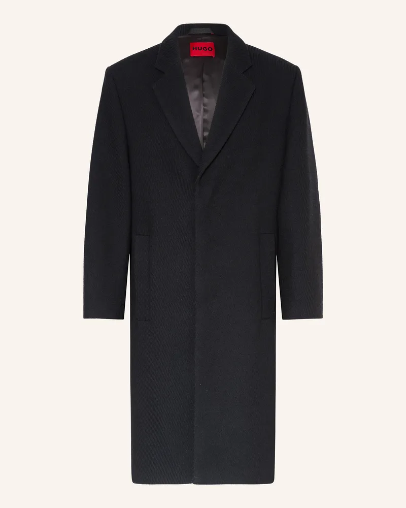 HUGO BOSS Wollmantel MALDO Schwarz