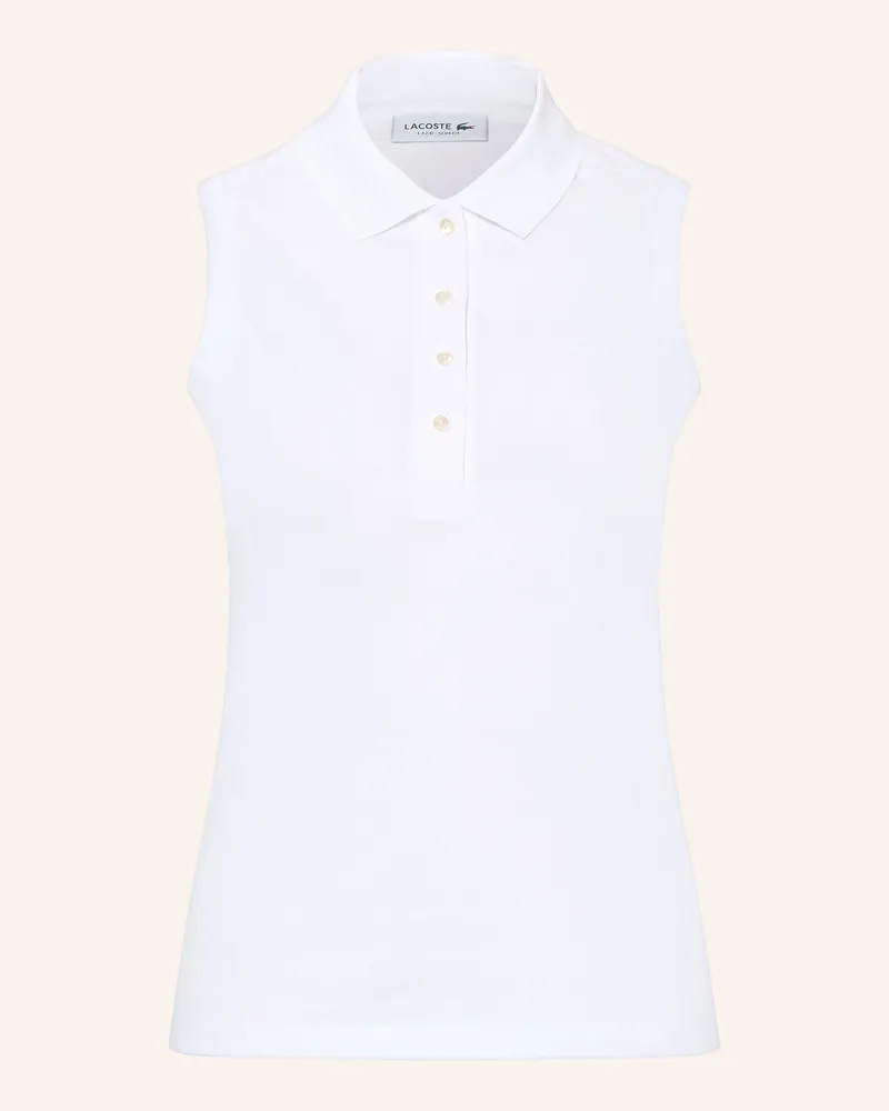 Lacoste Piqué-Poloshirt weiss Weiss