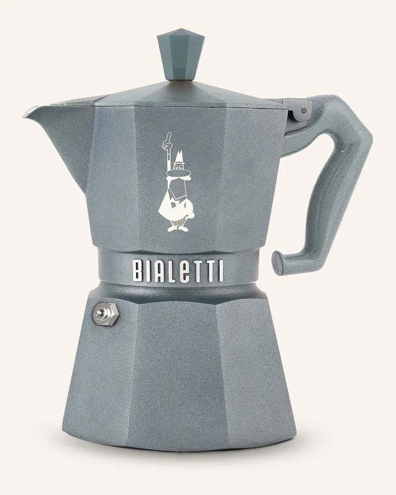 Bialetti Espressokocher Moka Exclusive grau Grau
