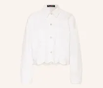 Jeansjacke weiss
