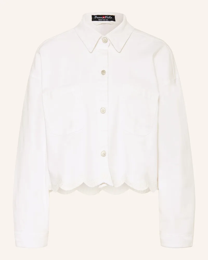 Buena Vista Jeansjacke weiss 6597