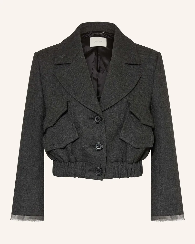 Dorothee Schumacher Blazer Layered Coolness grau Dunkelgrau