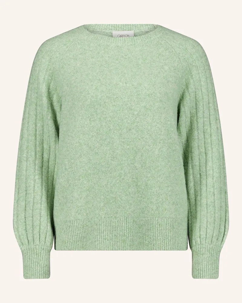 Cartoon Pullover gruen Hellgrün