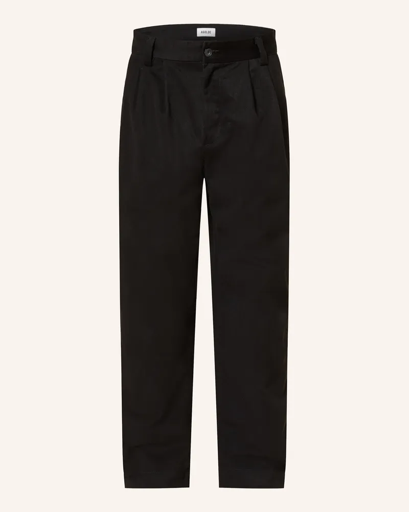 AGOLDE Hose Slater Regular Fit schwarz Schwarz