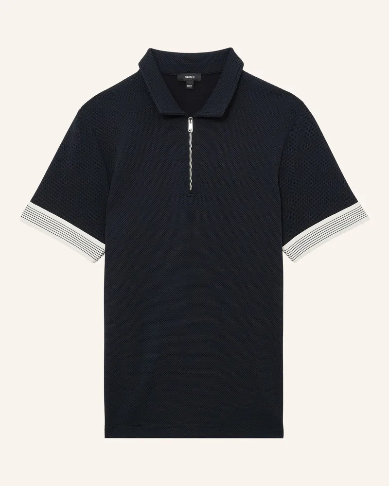 Reiss Piqué-Poloshirt Bruno blau Dunkelblau