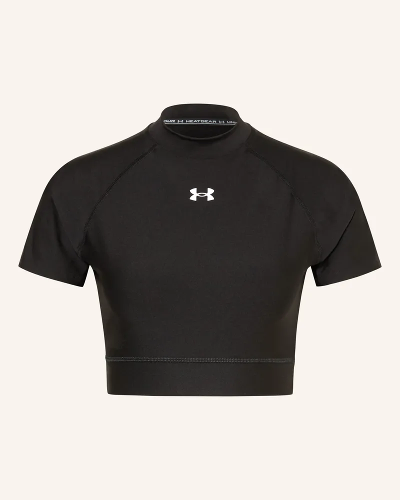 Under Armour Cropped-Shirt Heatgear® schwarz Schwarz