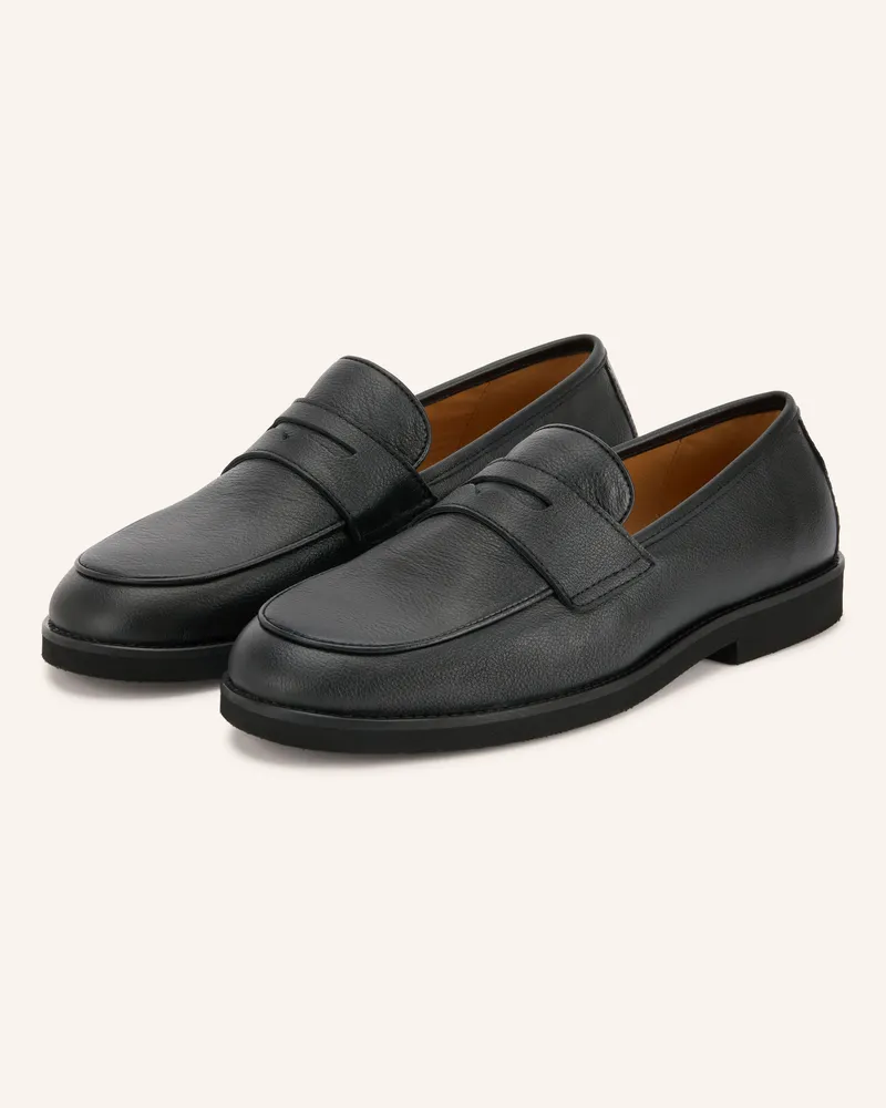 paul Penny-Loafer schwarz Schwarz