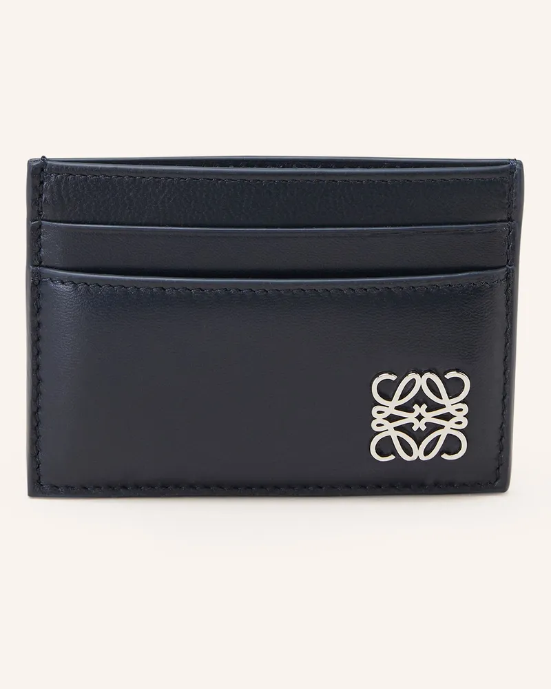 Loewe Kartenetui Anagram blau Dunkelblau