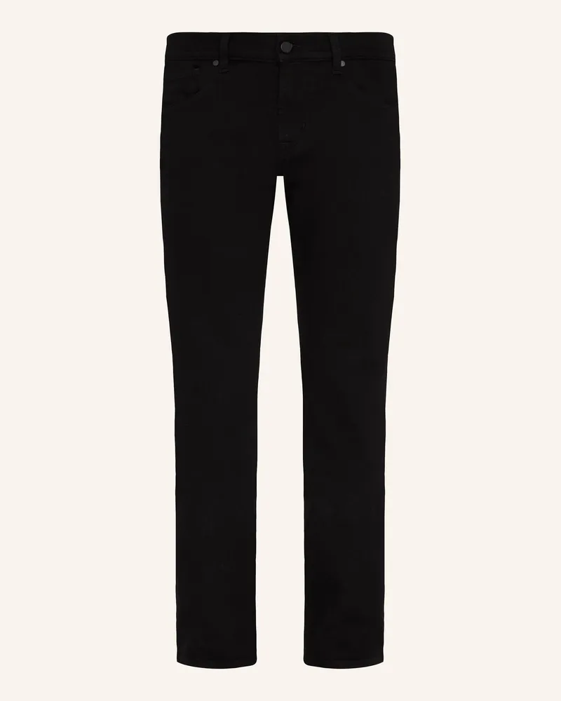 7 for all mankind Jeans The Straight Straight Fit schwarz Schwarz