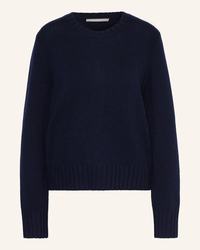 (THE MERCER) N.Y. Cashmere-Pullover blau Dunkelblau