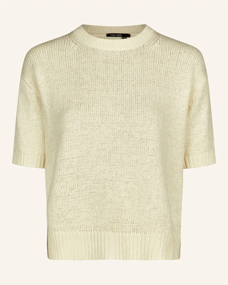 MARC AUREL Pullover weiss Weiss