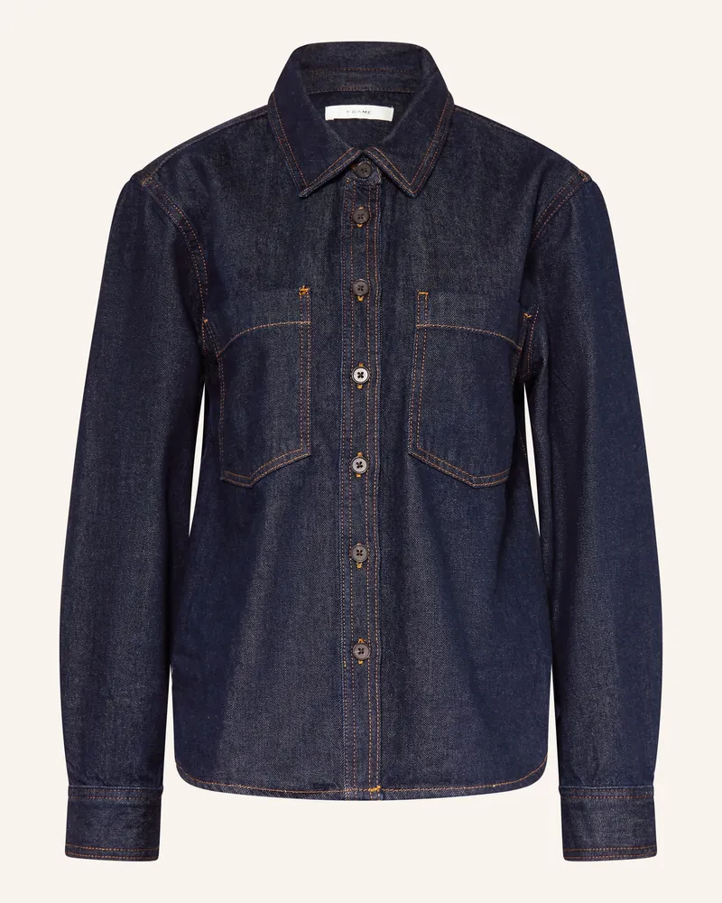 Frame Denim Jeansbluse blau Dunkelblau