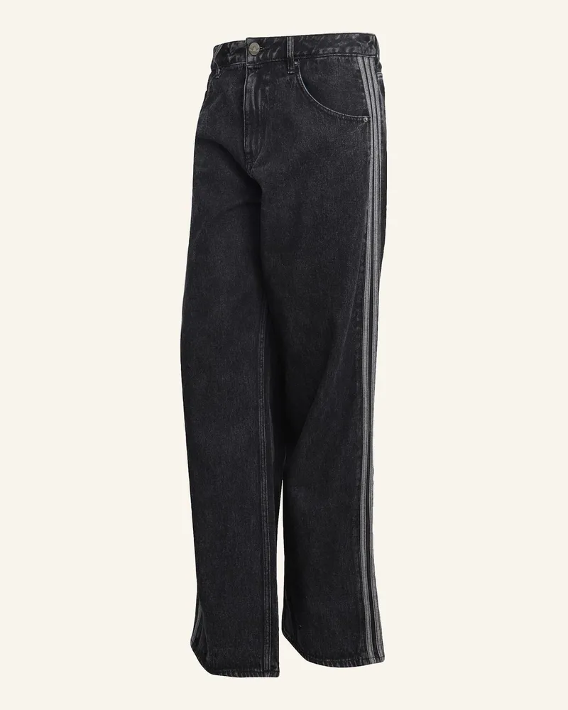 adidas Firebird Adicolor Denim Hose schwarz Schwarz