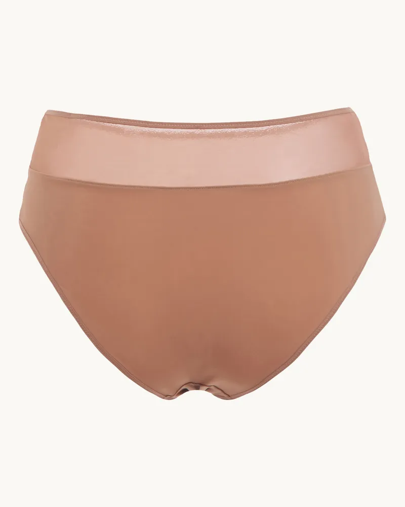 Wolford Lingerie Tanga SHEER OPAQUE PANTY Camel