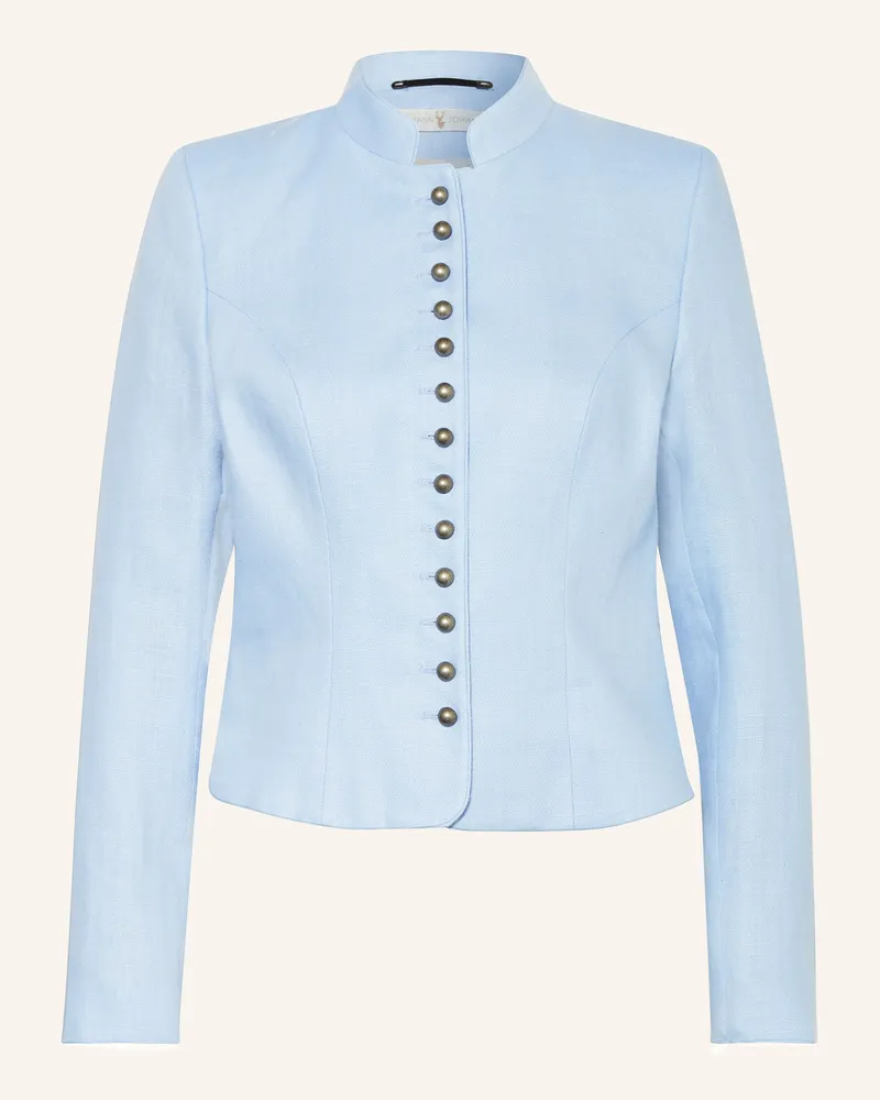 Johann & Johanna Leinenjanker blau Hellblau