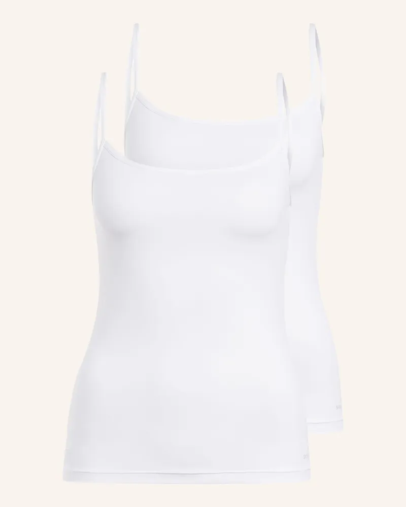 Skiny 2er-Pack Tops ADVANTAGE MICRO Creme