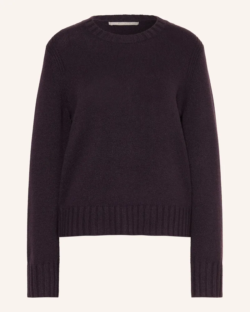 (THE MERCER) N.Y. Cashmere-Pullover lila Dunkelrot