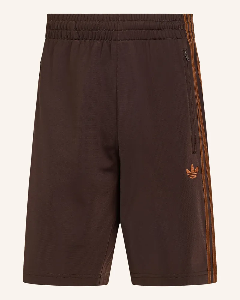 adidas Shorts Firebird braun Dunkelbraun