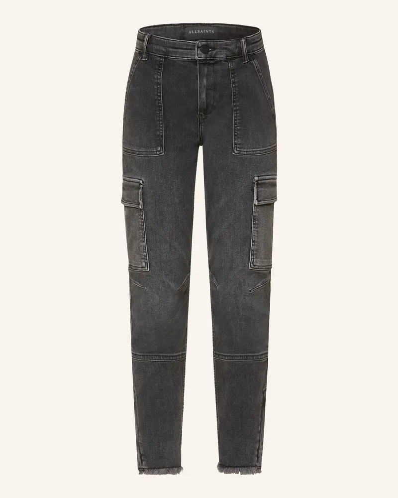 AllSaints Cargo-Jeans Duran schwarz 162