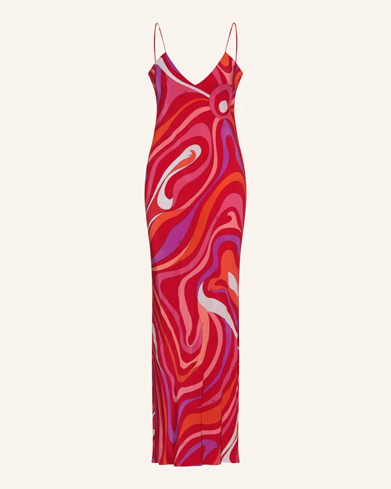 Emilio Pucci Seidenkleid Rot