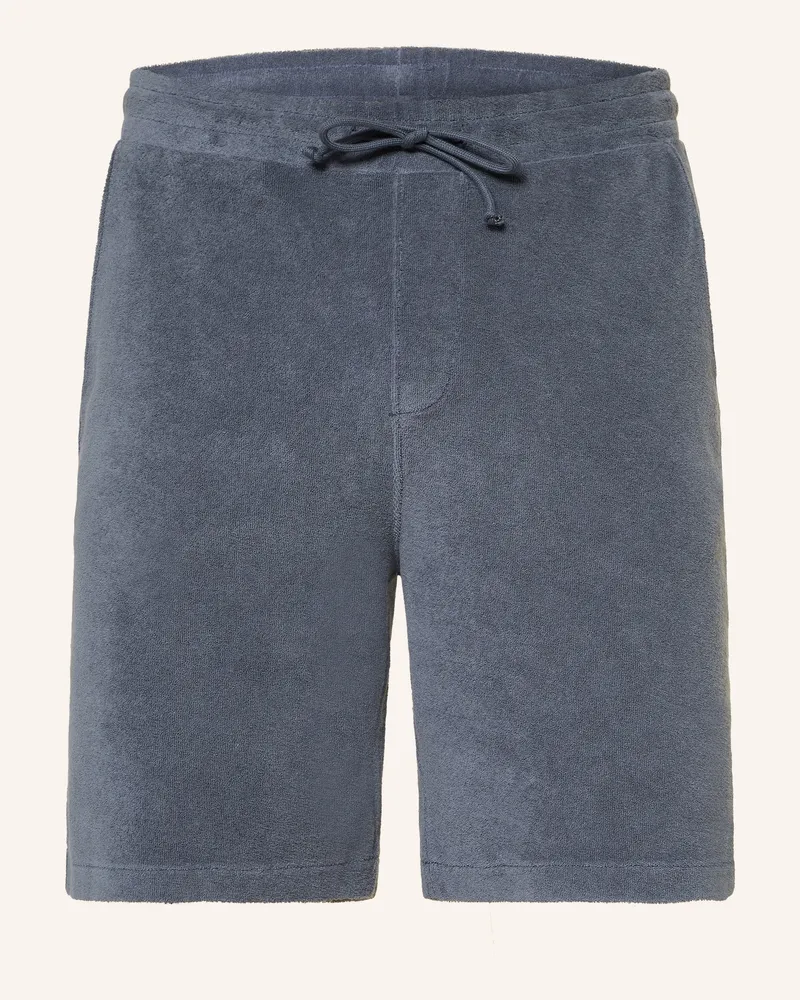 Juvia Frottee-Shorts Dameon blau Blaugrau