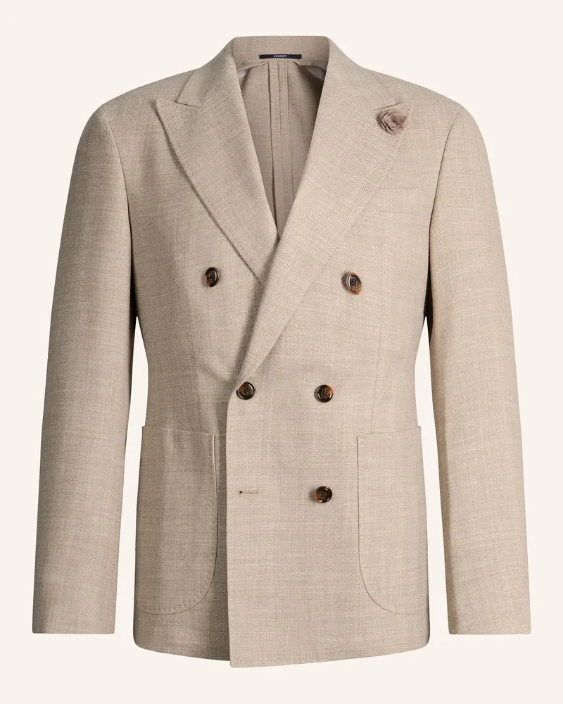 JOOP! Doppelreiher-Sakko Slim Fit Beige