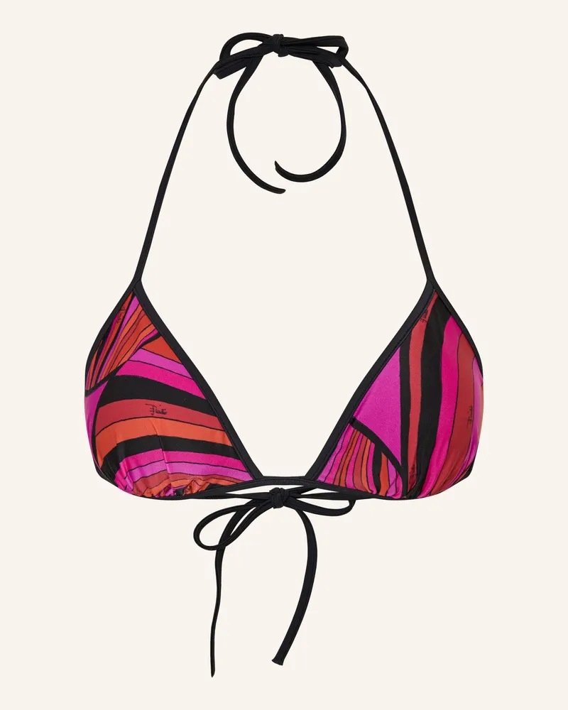 Emilio Pucci Triangel-Bikini-Top pink Pink