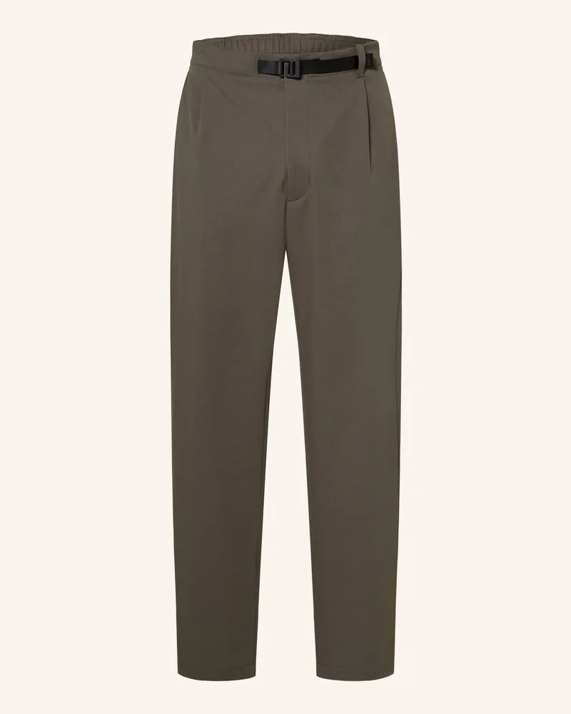 Goldwin Trekkinghose One Tuck Tapered Stretch gruen Oliv